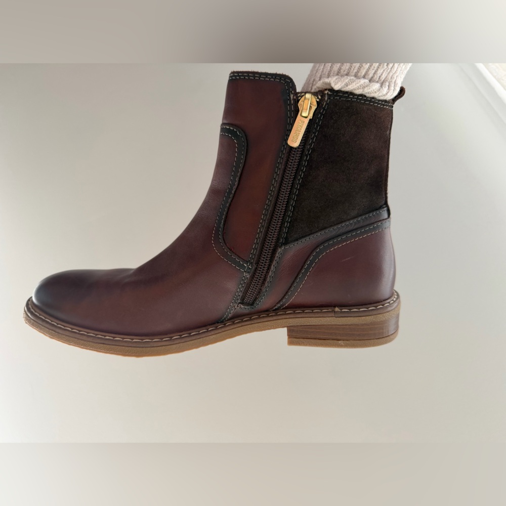 PIKOLINOS women Chukka Boots in Chestnut and Burgundy - Picture 13 of 16